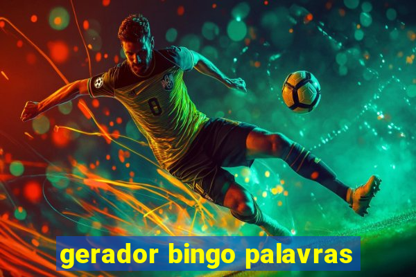 gerador bingo palavras